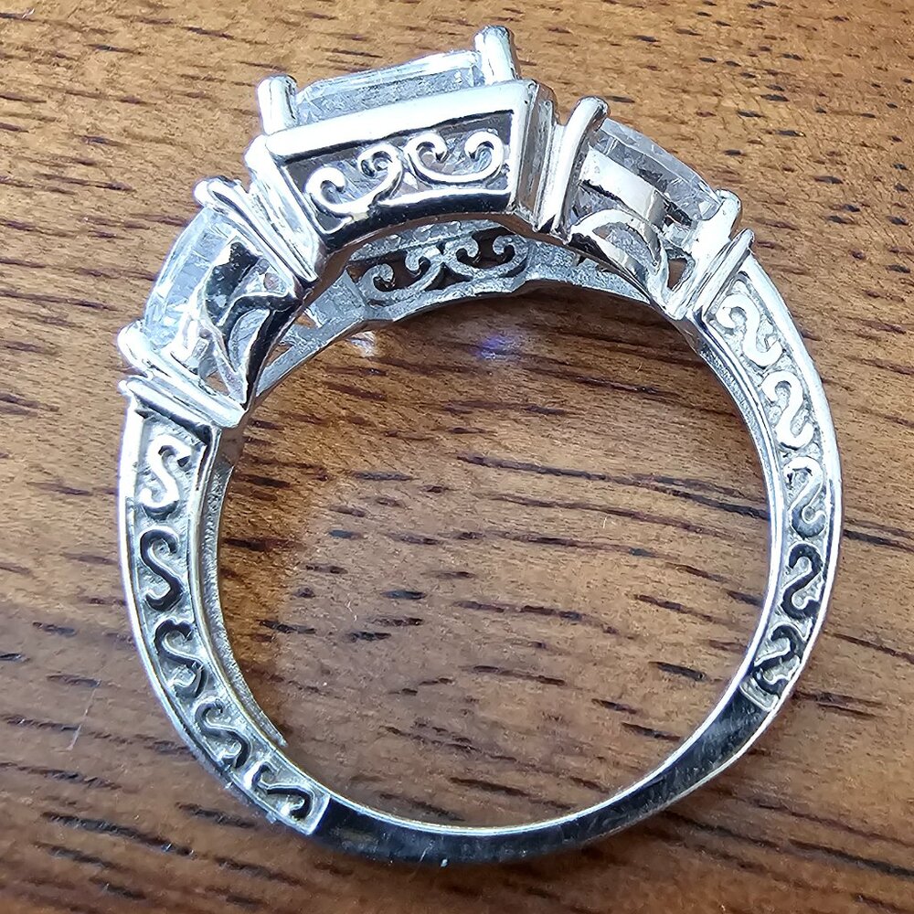 Vancaro Three Piece Stacking Engagement Ring - Picture 5 of 10